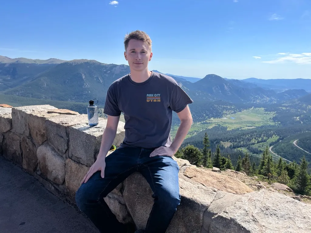 Taking in the view in Colorado