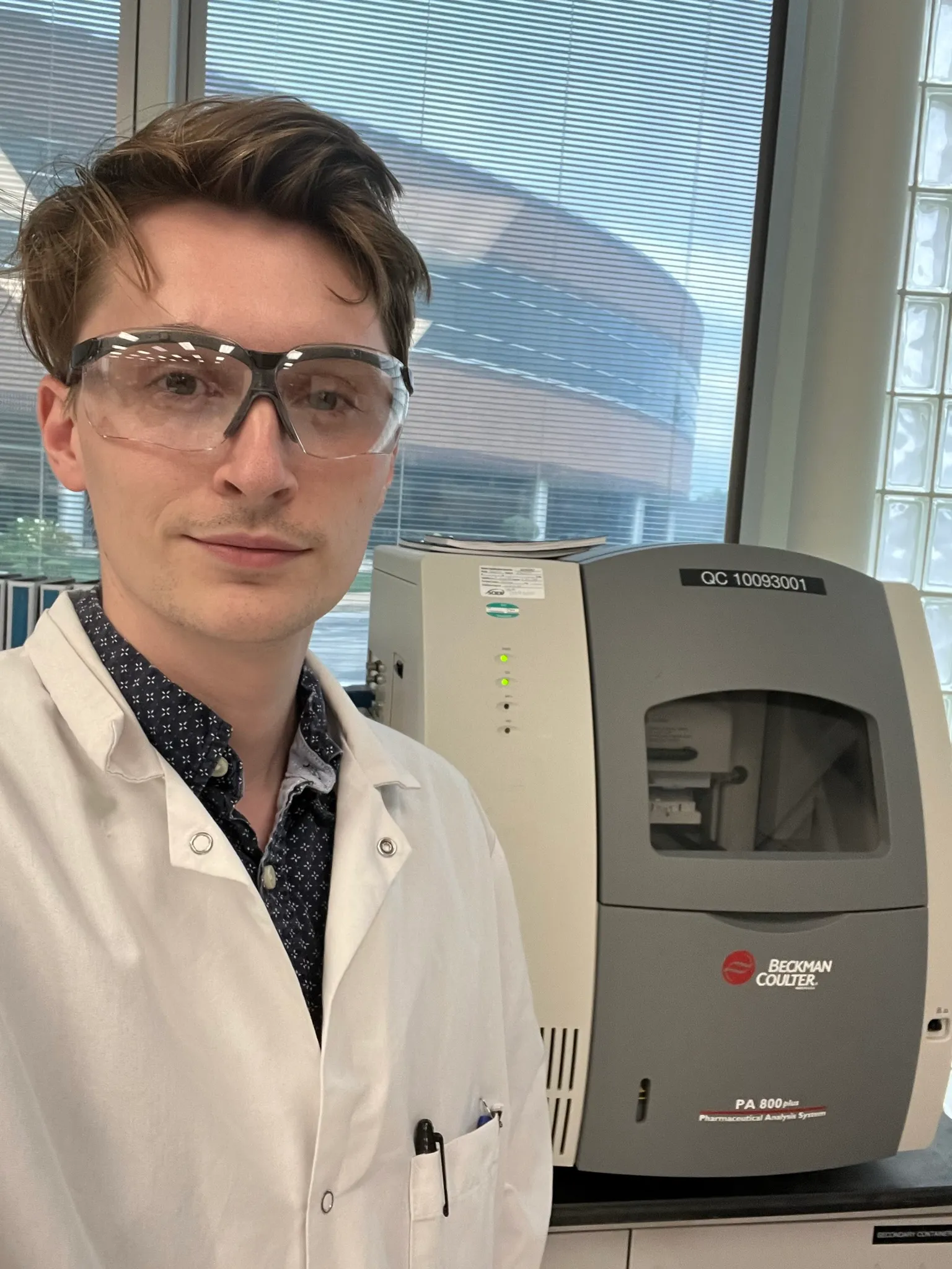 In the QC lab at Thermo Fisher